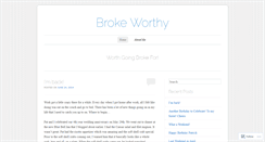 Desktop Screenshot of brokeworthy.com