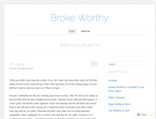 Tablet Screenshot of brokeworthy.com